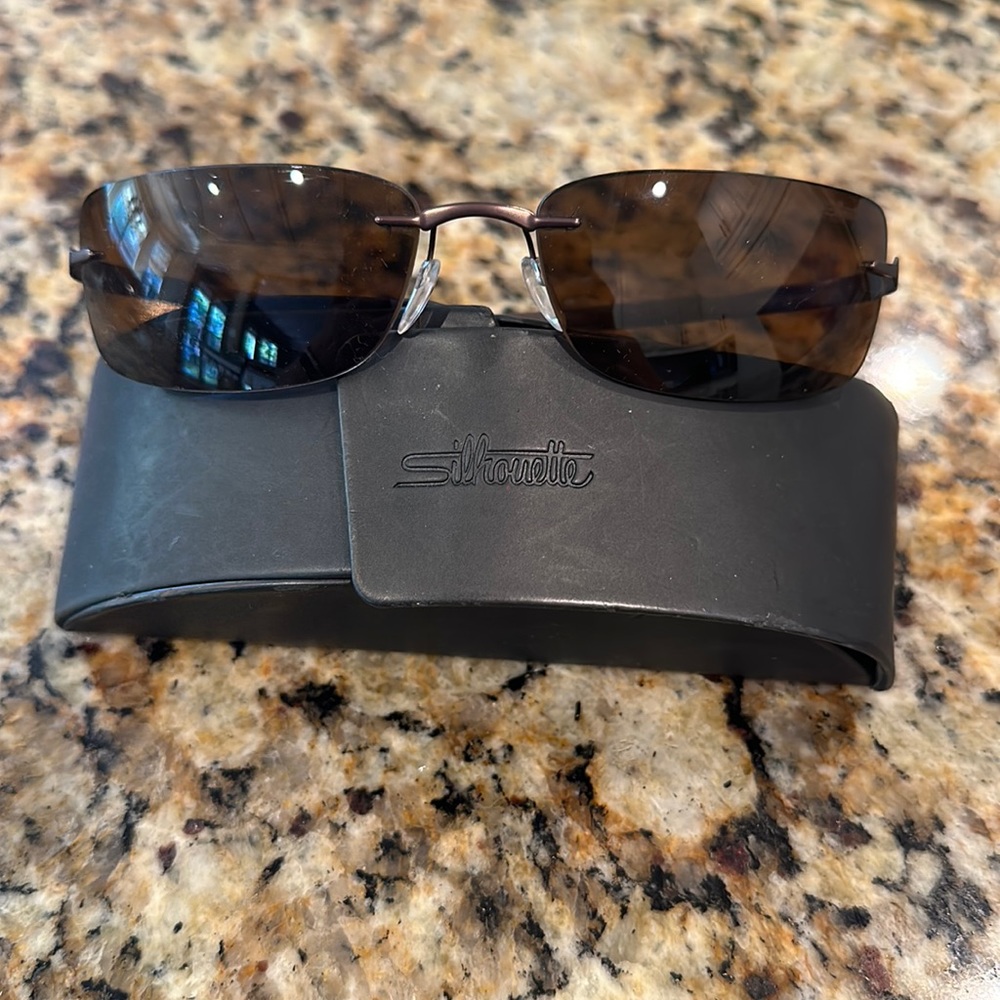 SILHOUETTE RIMLESS SUNGLASSES TITAN